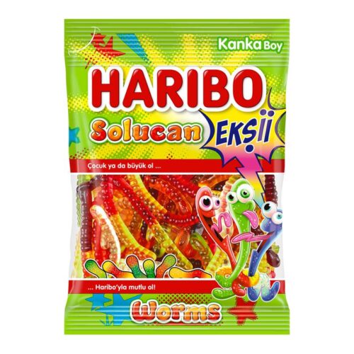 Haribo Solucan Ekşi Worms 70 g