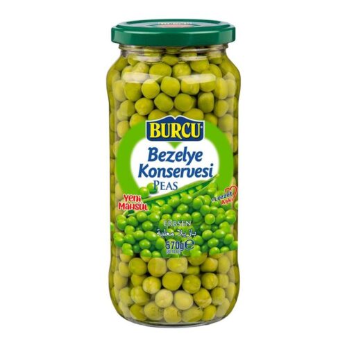 Burcu Bezelye Konservesi Cam 570 g