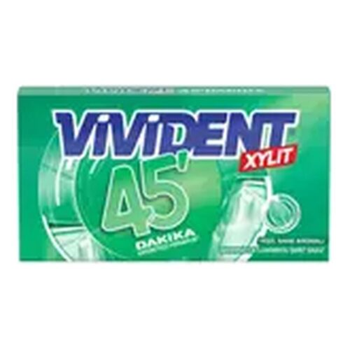 Vivident Sakız 45Dk Xylıt Yeşil Nane 26 g