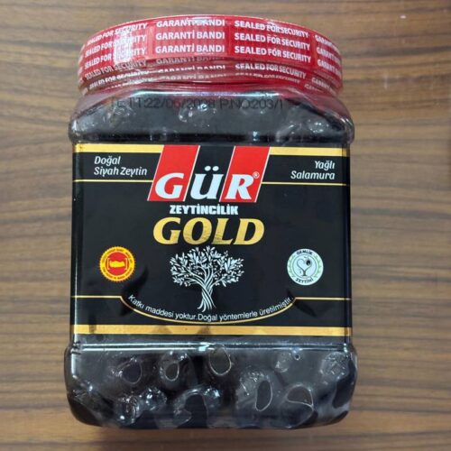 Gür Siyah Zeytin Gold 1 kg