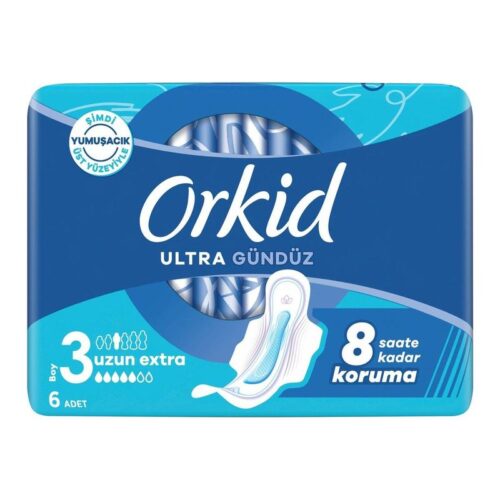 Orkid Ultra Gündüz Uzun Extra Hijyenik Ped 6'lı