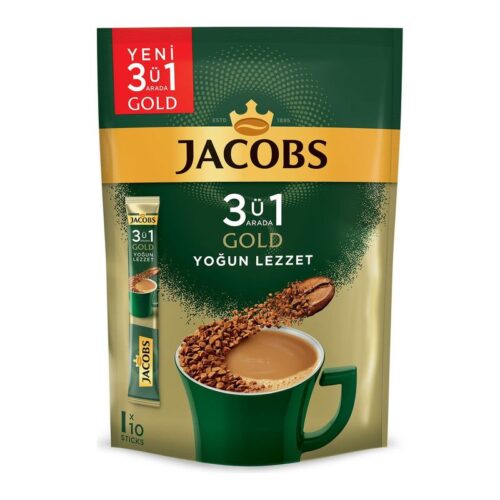 Jacobs Gold Yoğun Lezzet 3 Ü 1 Arada 10 Adet 180 g